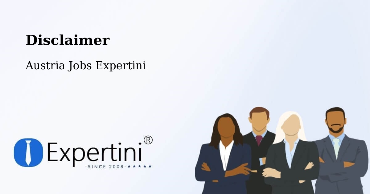 Disclaimer – Nikitsch - Austria Jobs Expertini