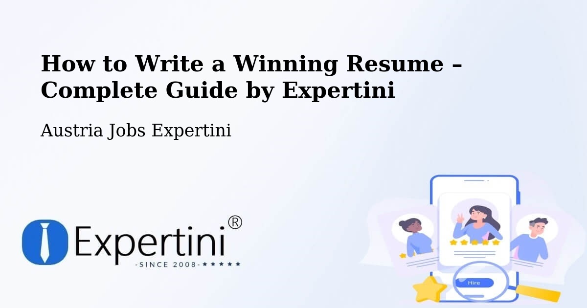 Resume Writing Guide for Job Seekers – Nikitsch - Nikitsch, Austria Jobs Expertini